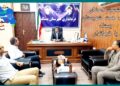 دیدار اعضای حزب همت شهرستان بستک با فرماندار و معاون سیاسی فرمانداری بستک